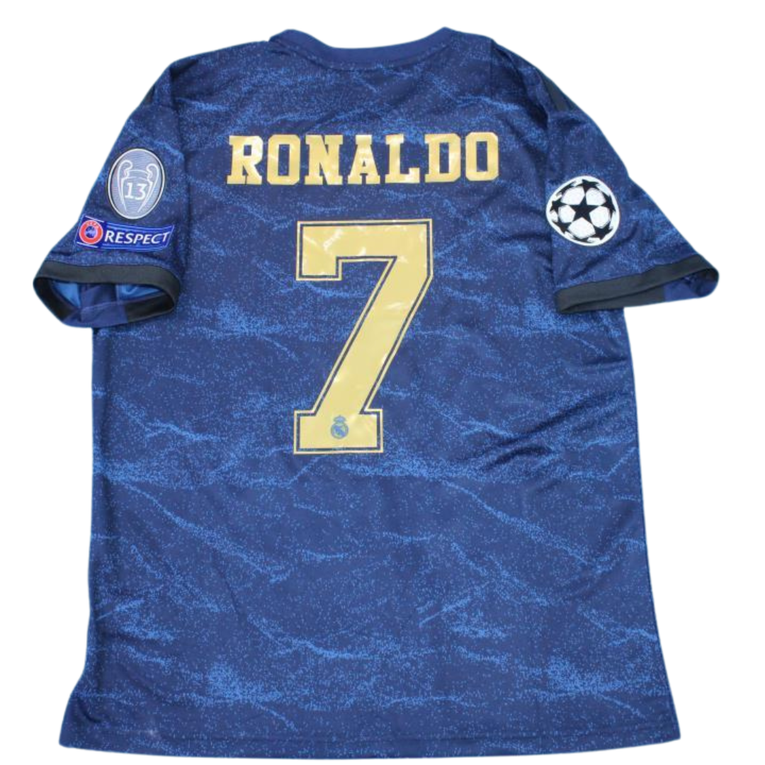 Camisa Real Madrid Third Away 19/20 - Versão Retrô "Cristiano Ronaldo" Nº 7