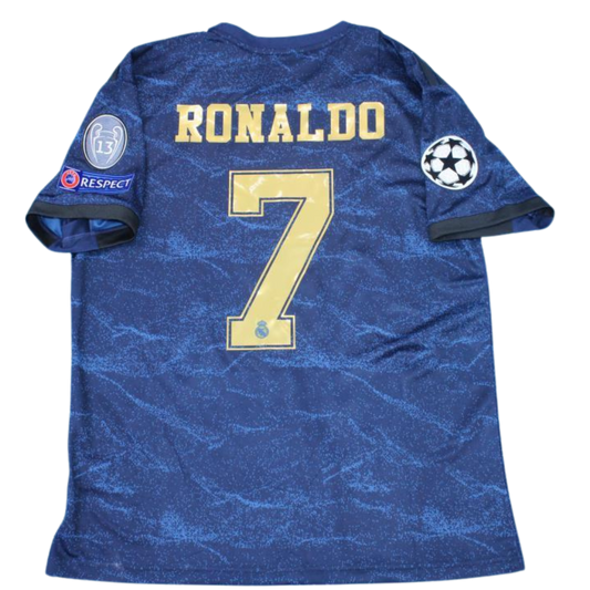 Camisa Real Madrid Third Away 19/20 - Versão Retrô "Cristiano Ronaldo" Nº 7
