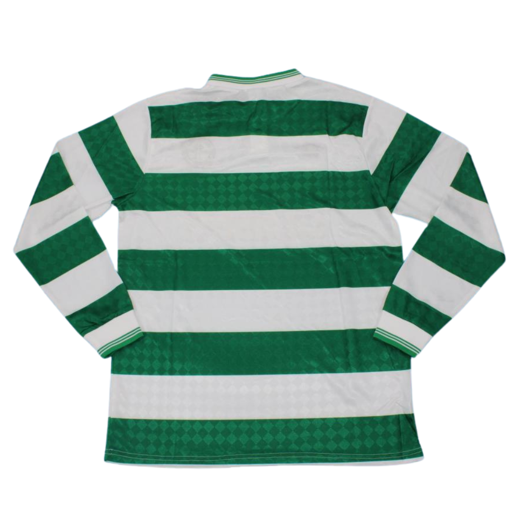 Camisa Celtic Manga Longa Home 87/88 - Versão Retrô