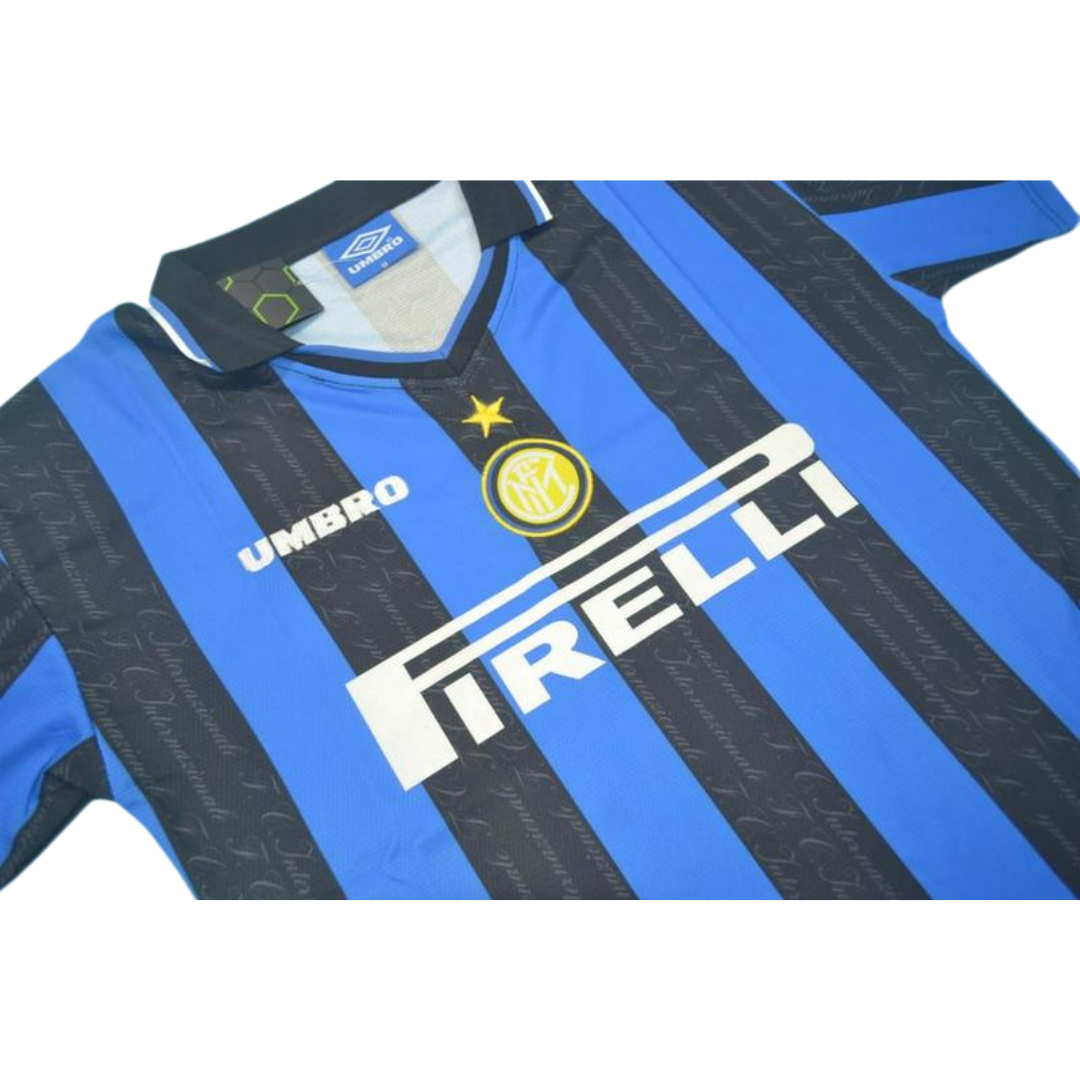 Camisa Retrô Inter de Milão Home 97/98 "Ronaldo" N°.10