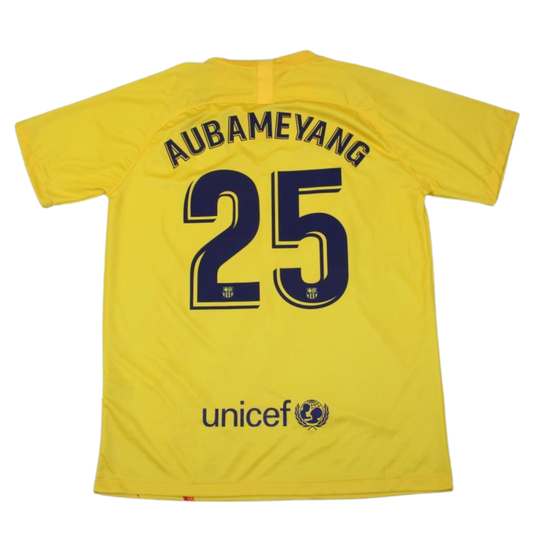 Camisa Barcelona Third Away 19/20 - Versão Retrô "Aubameyang" Nº 25