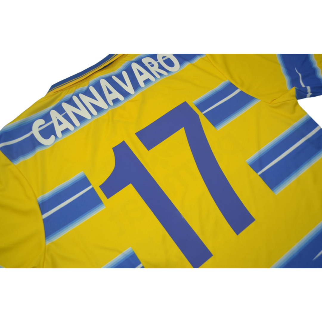 Camisa Retrô Parma Home 98/99 "Cannavaro" N°.17