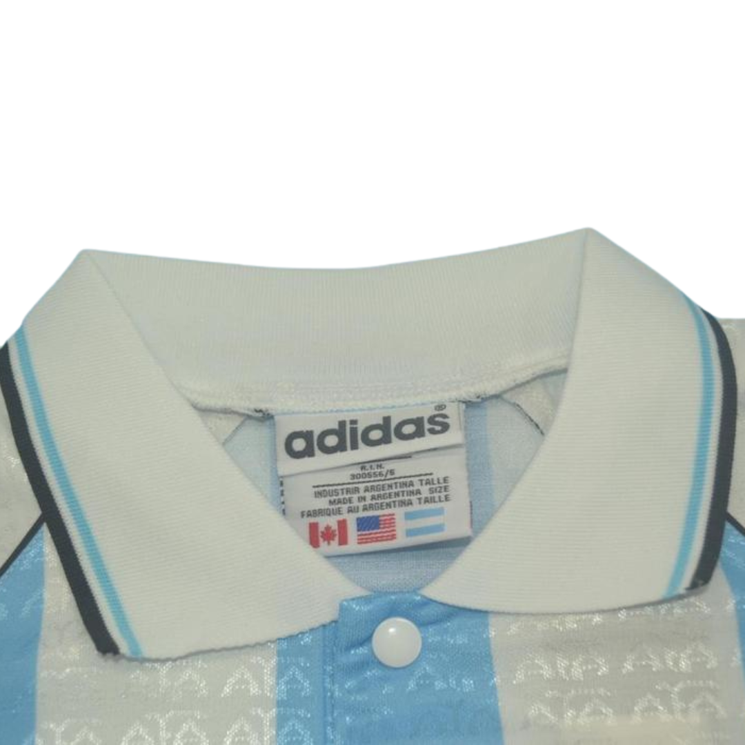 Camisa Retrô Argentina Home 96/97 "Ortega" N°.10