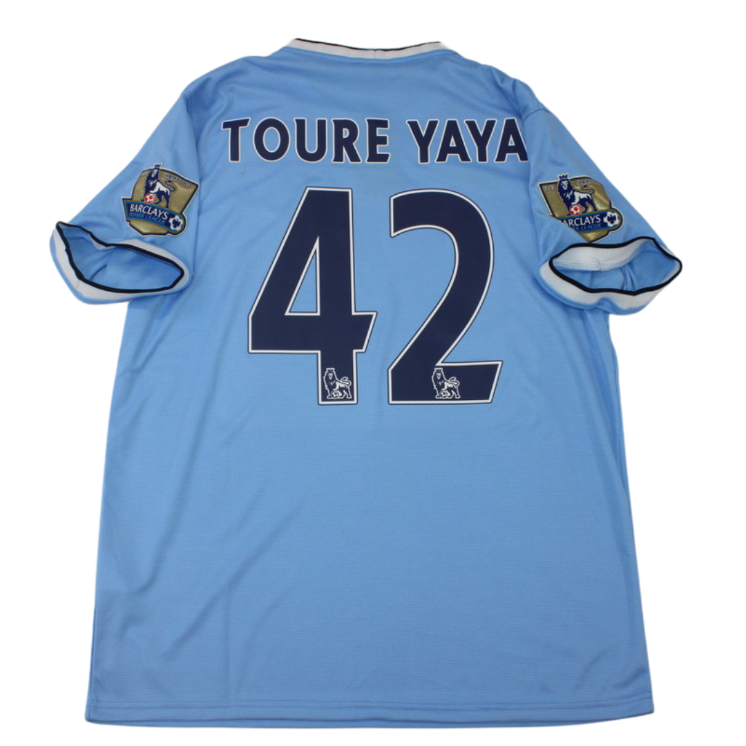Camisa Manchester City Home 13/14 - Versão Retrô "Toure Yaya" Nº 42