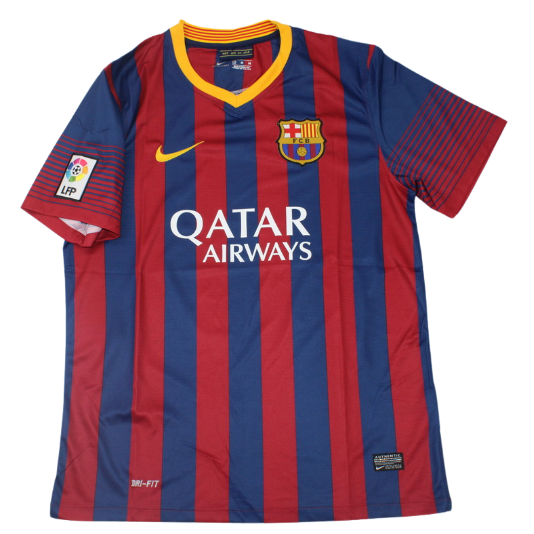Camisa Barcelona Home 13/14 - Versão Retrô "Fábregas" Nº 4