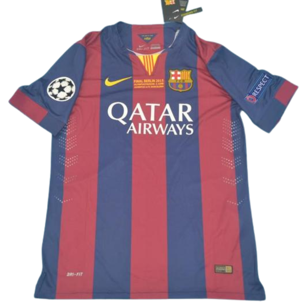 Camisa Barcelona Home 14/15 - Versão Retrô "A.Iniesta" Nº 8