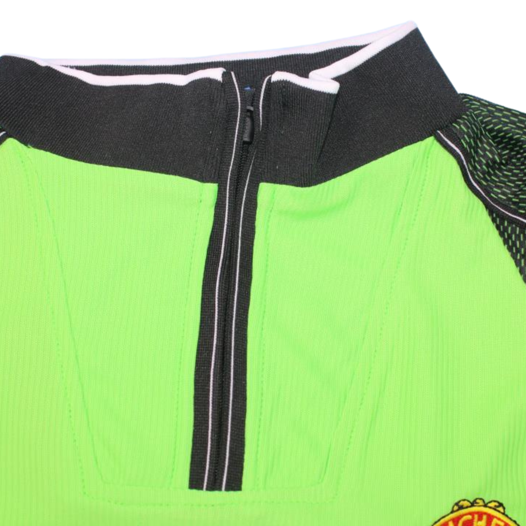 Camisa Manchester United Manga Longa 98/99 - Versão Retrô "Schmeichel" Nº 1