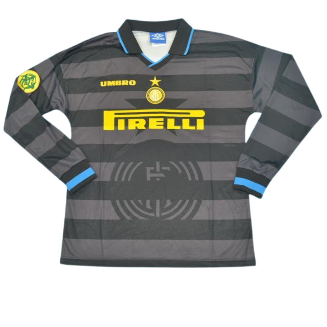 Camisa Inter de Milão Manga Longa 97/98 - Versão Retrô "Zamorano" Nº 9