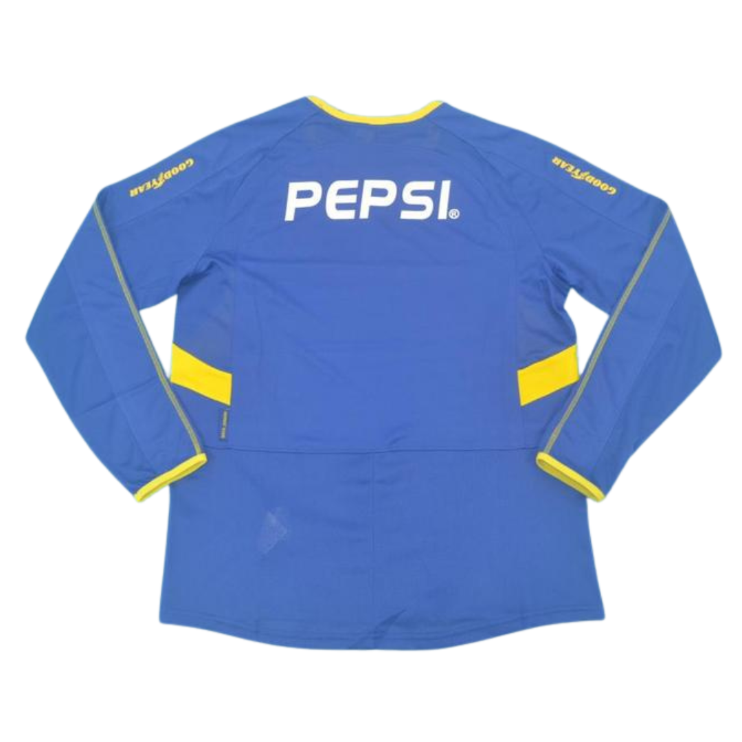 Camisa Boca Juniors Manga Longa Home 03/04 - Versão Retrô