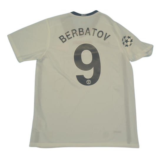Camisa Manchester United UCL Final 08/09 - Versão Retrô "Berbatov" Nº 9