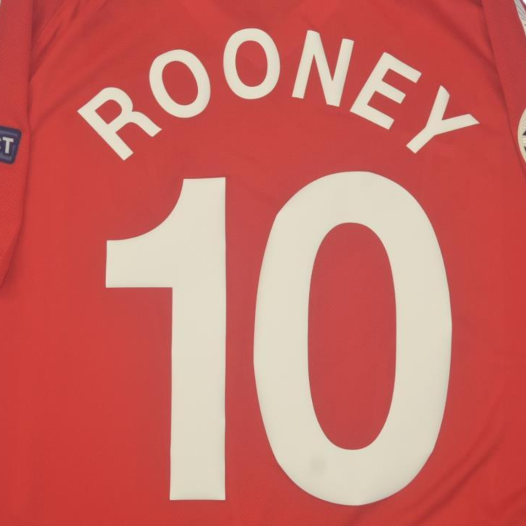 Camisa Manchester United Home 10/11 - Versão Retrô "Rooney" Nº 10
