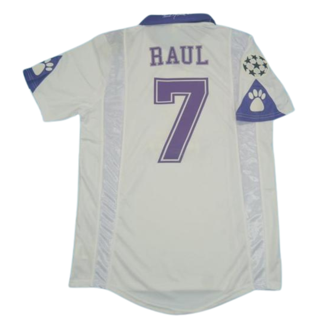 Camisa Real Madrid Home 97/98 - Versão Retrô "Raul" Nº 7