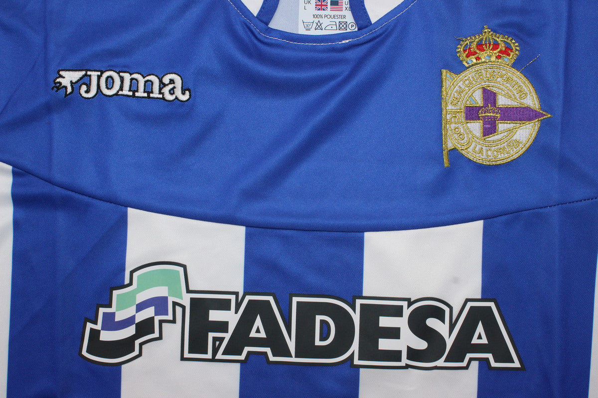 Camisa Deportivo de La Coruña Home 03/04 - Versão Retrô