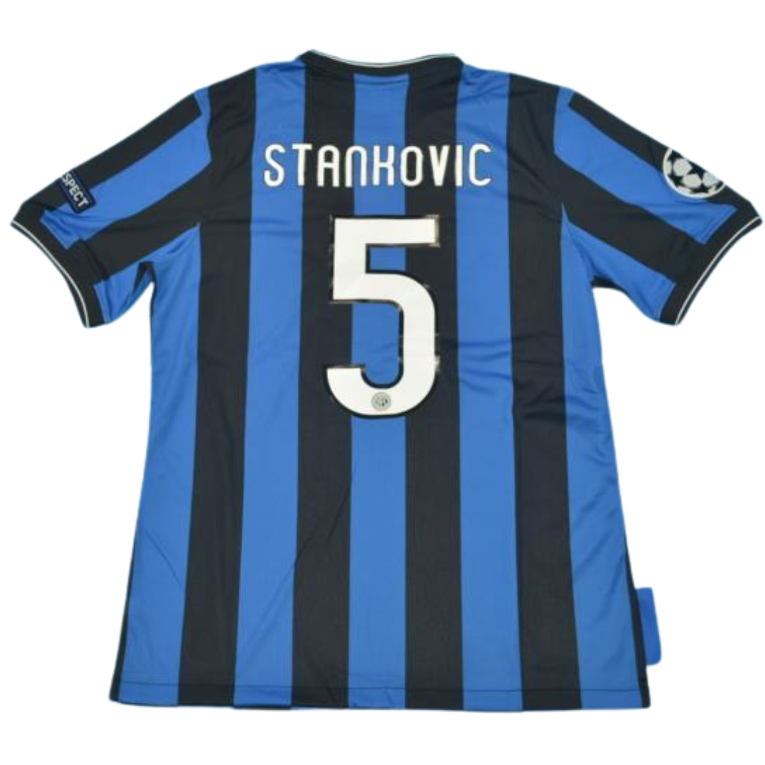 Camisa Retrô Inter de Milão Home UCL Finale Versão 2010 "Stankovic" N°.5