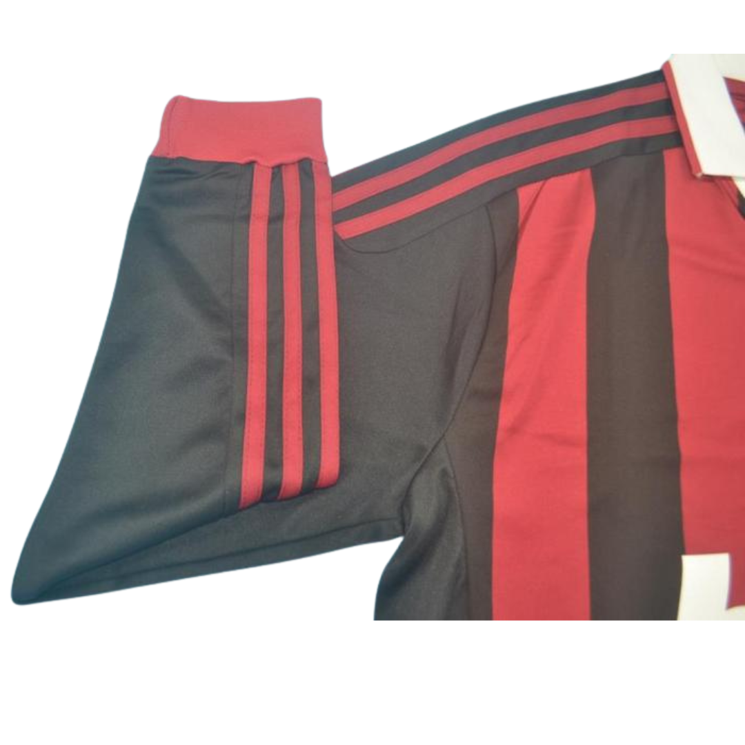 Camisa Milan Manga Longa Home 09/10 - Versão Retrô