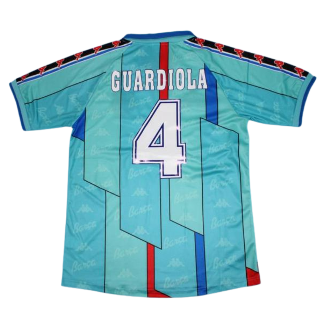 Camisa Barcelona Away 96/97 - Versão Retrô "Guardiola" Nº 4
