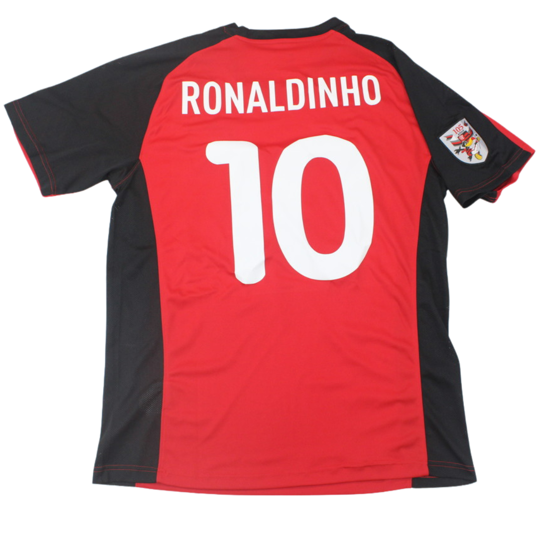 Camisa Flamengo Home 2000 - Versão Retrô "Ronaldinho" Nº 10