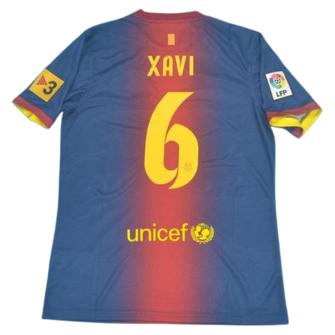 Camisa Barcelona Home 12/13 - Versão Retrô "Xavi" Nº 6