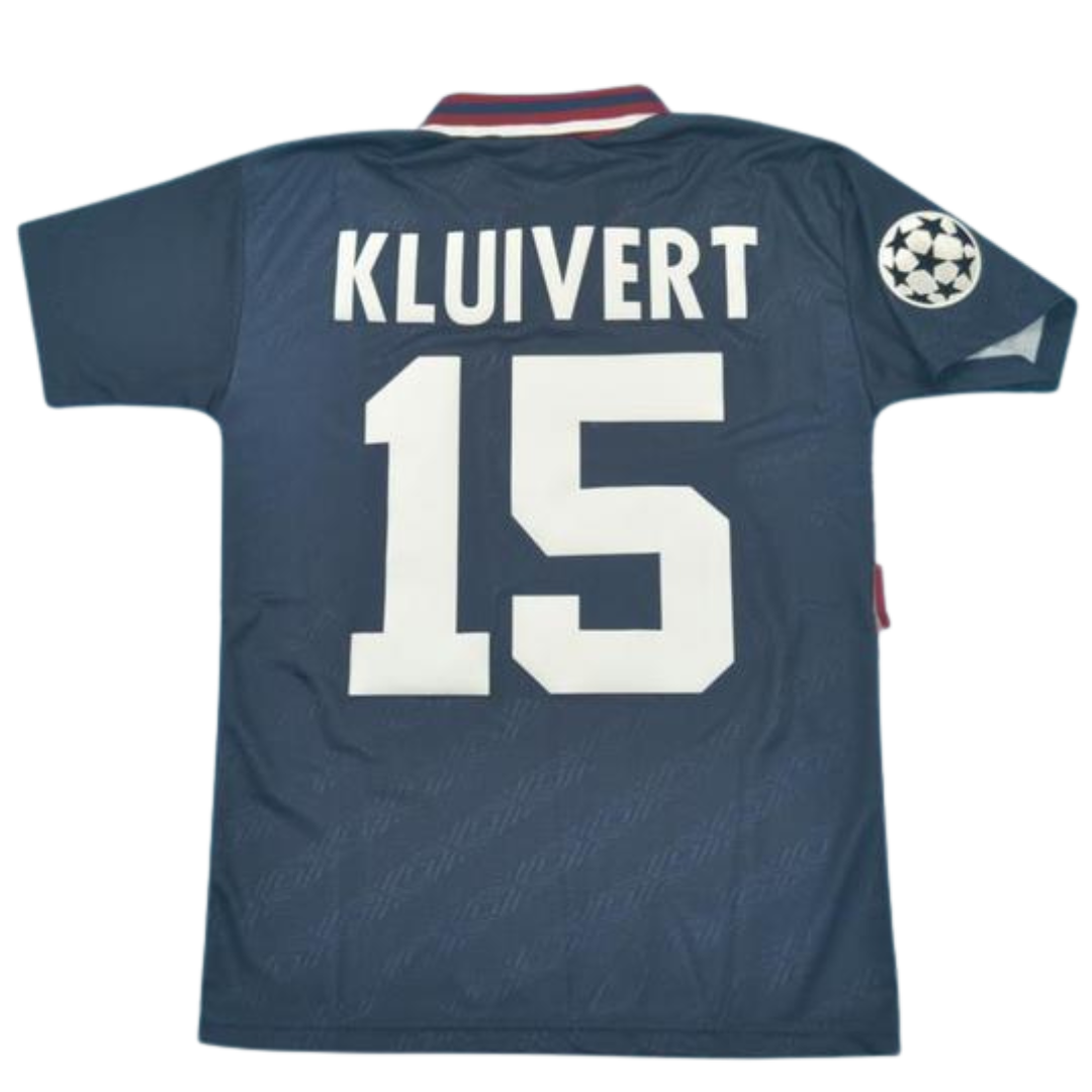 Camisa Ajax Away 94/95 - Versão Retrô "Kluivert" Nº 15
