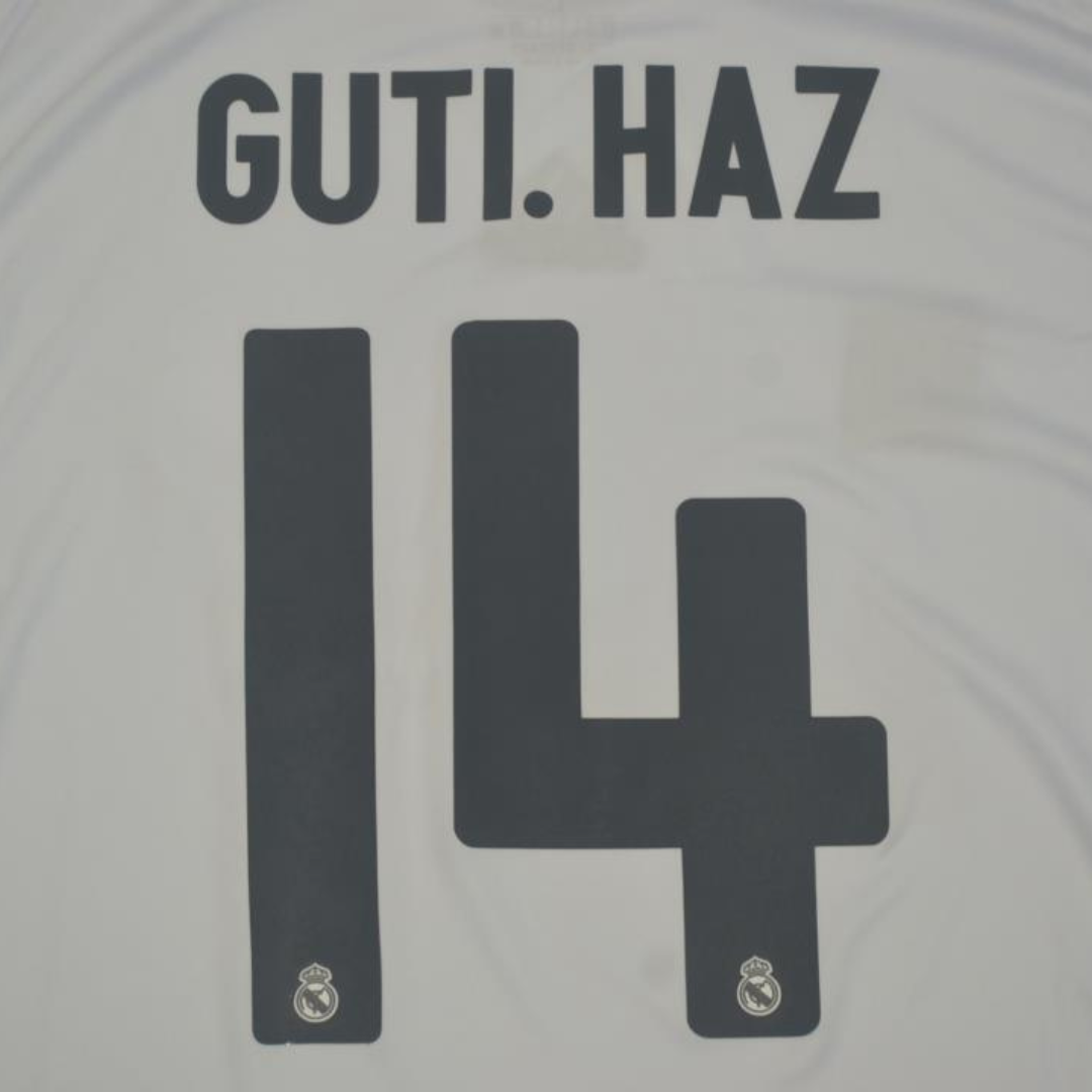 Camisa Real Madrid Home 09/10 - Versão Retrô "Guti. Haz" Nº 14