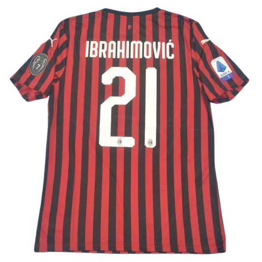 Camisa Retrô Milan Home 19/20 "Ibrahimović" N°.21