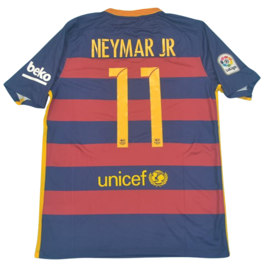 Camisa Barcelona Home 15/16 - Versão Retrô "Neymar Jr" Nº 11