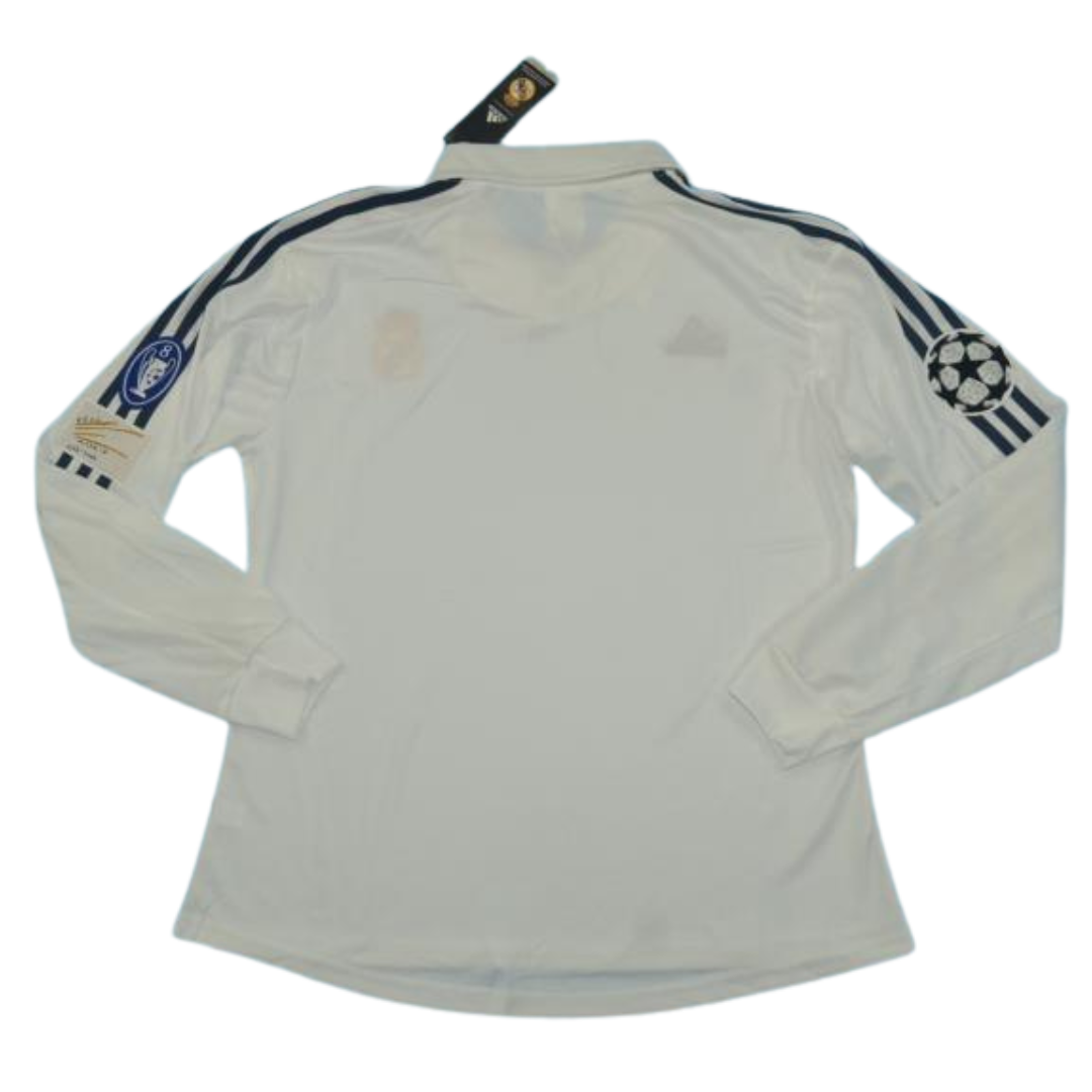 Camisa Real Madrid UCL Final Home 2002 - Versão Retrô
