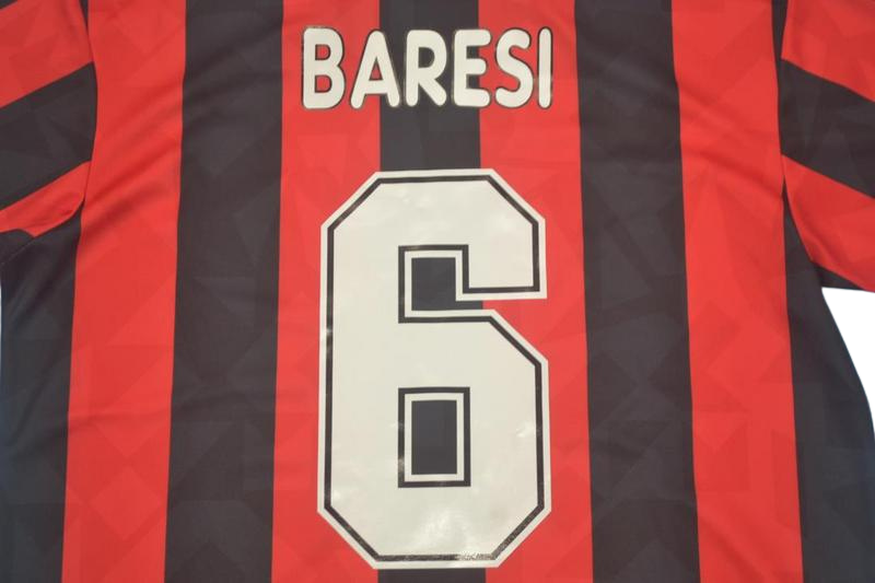 Camisa Retrô Milan Home 93/94 "Baresi" N°.6
