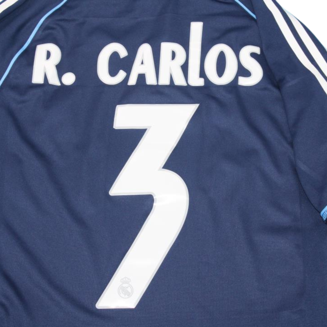 Camisa Real Madrid Away 05/06 - Versão Retrô "R.Carlos" Nº 3