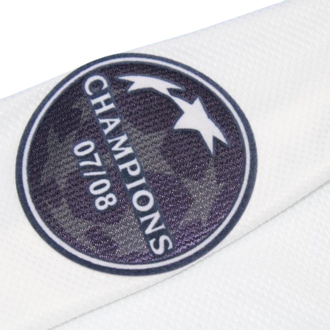 Camisa Manchester United Manga Longa Final Roma 2009 - Versão Retrô