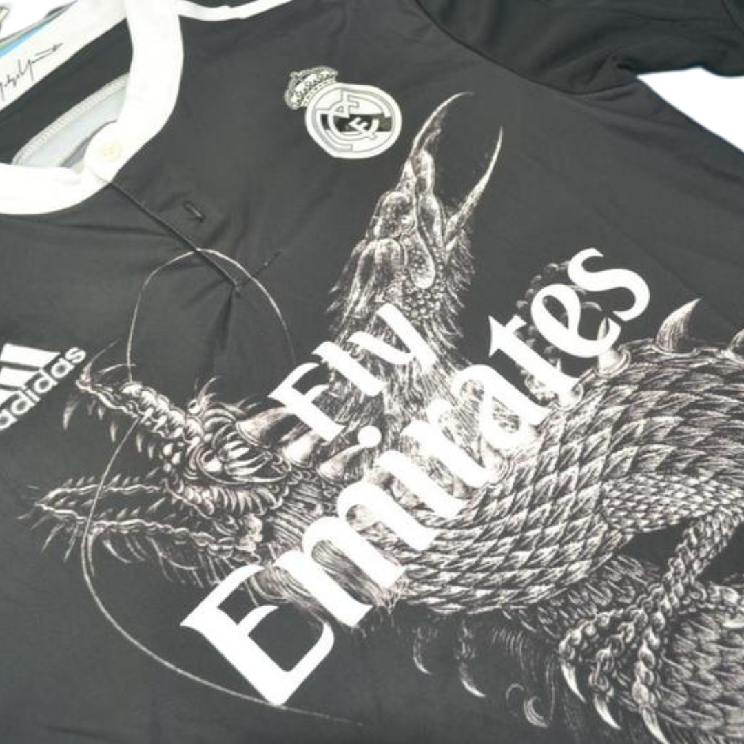 Camisa Real Madrid Manga Longa Third Away 14/15 - Versão Retrô