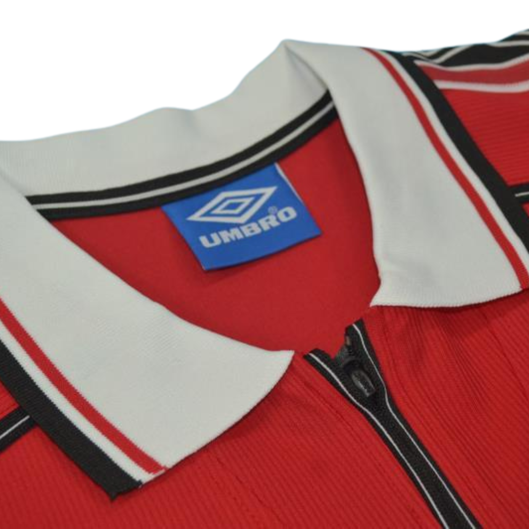 Camisa Manchester United Home 98/99 - Versão Retrô "Cole" Nº 9