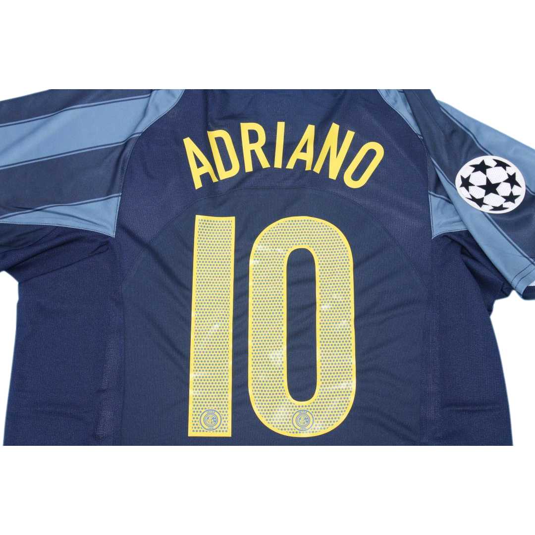 Camisa Retrô Inter de Milão Third UCL Versão 04/05 "Adriano" N°.10