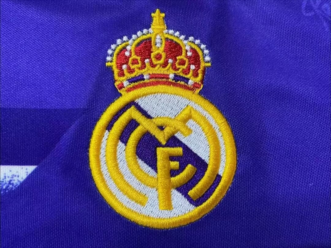 Camisa Real Madrid Manga Longa Away 94/96 - Versão Retrô