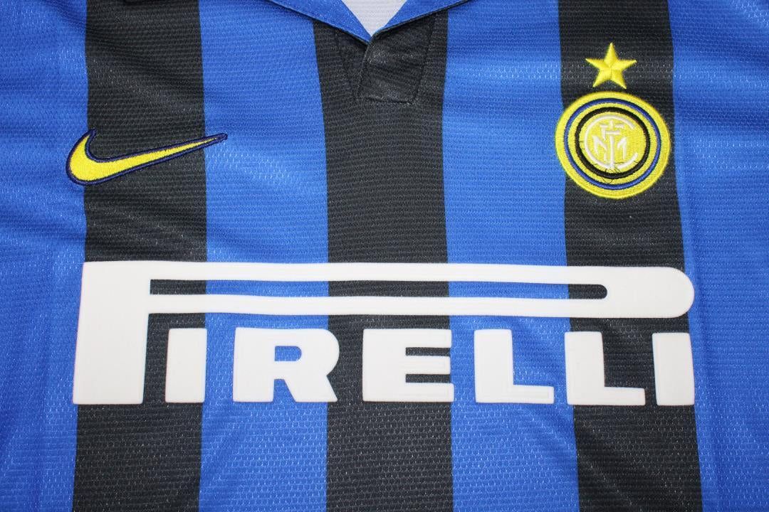 Camisa Inter de Milão Manga Longa 98/99 - Versão Retrô "Ronaldo" Nº 9