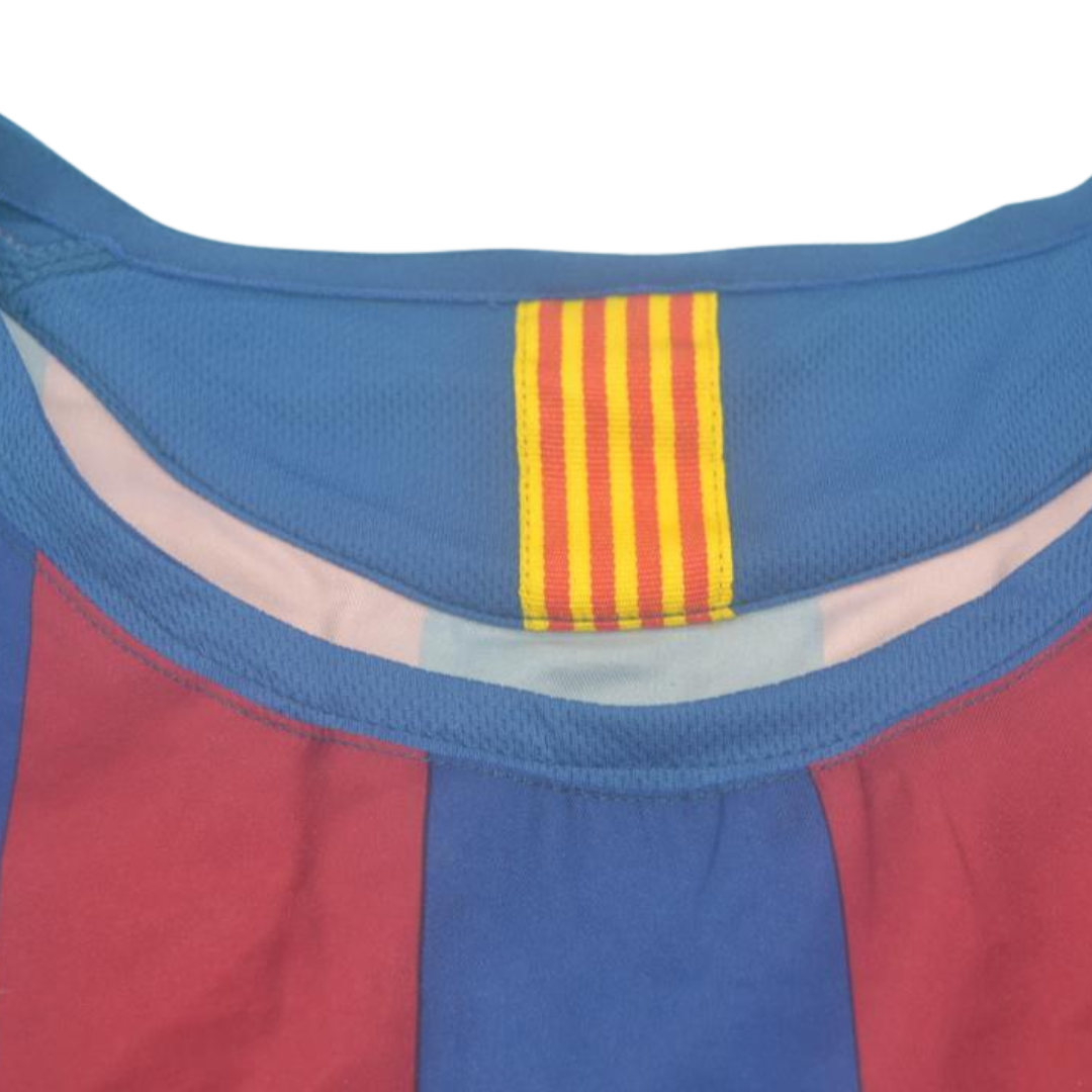 Camisa Barcelona Manga Longa 05/06 - Versão Retrô "Eto'o" Nº 9