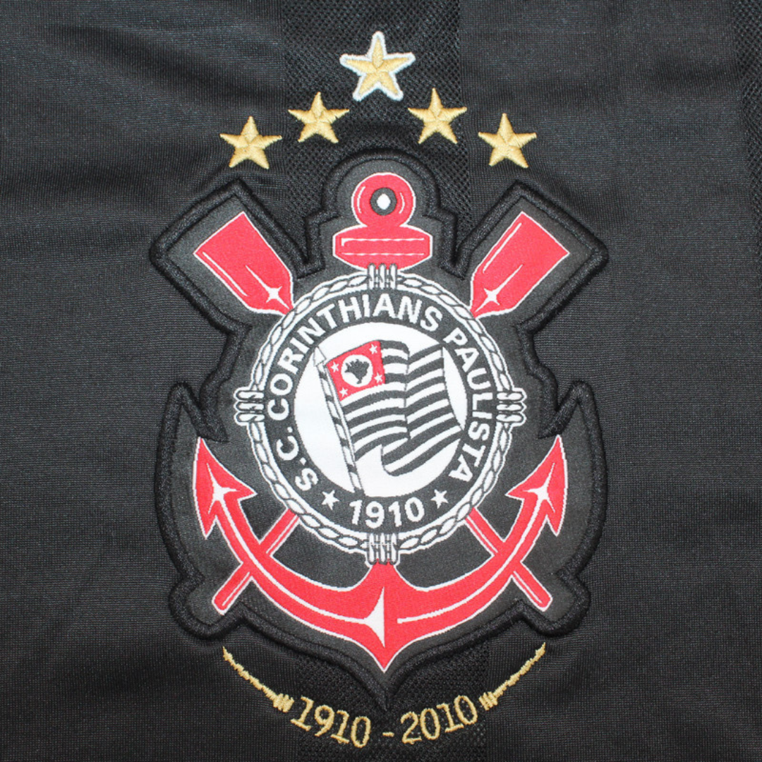 Camisa Corinthians Away 10/11 - Versão Retrô "R.Carlos" Nº 6