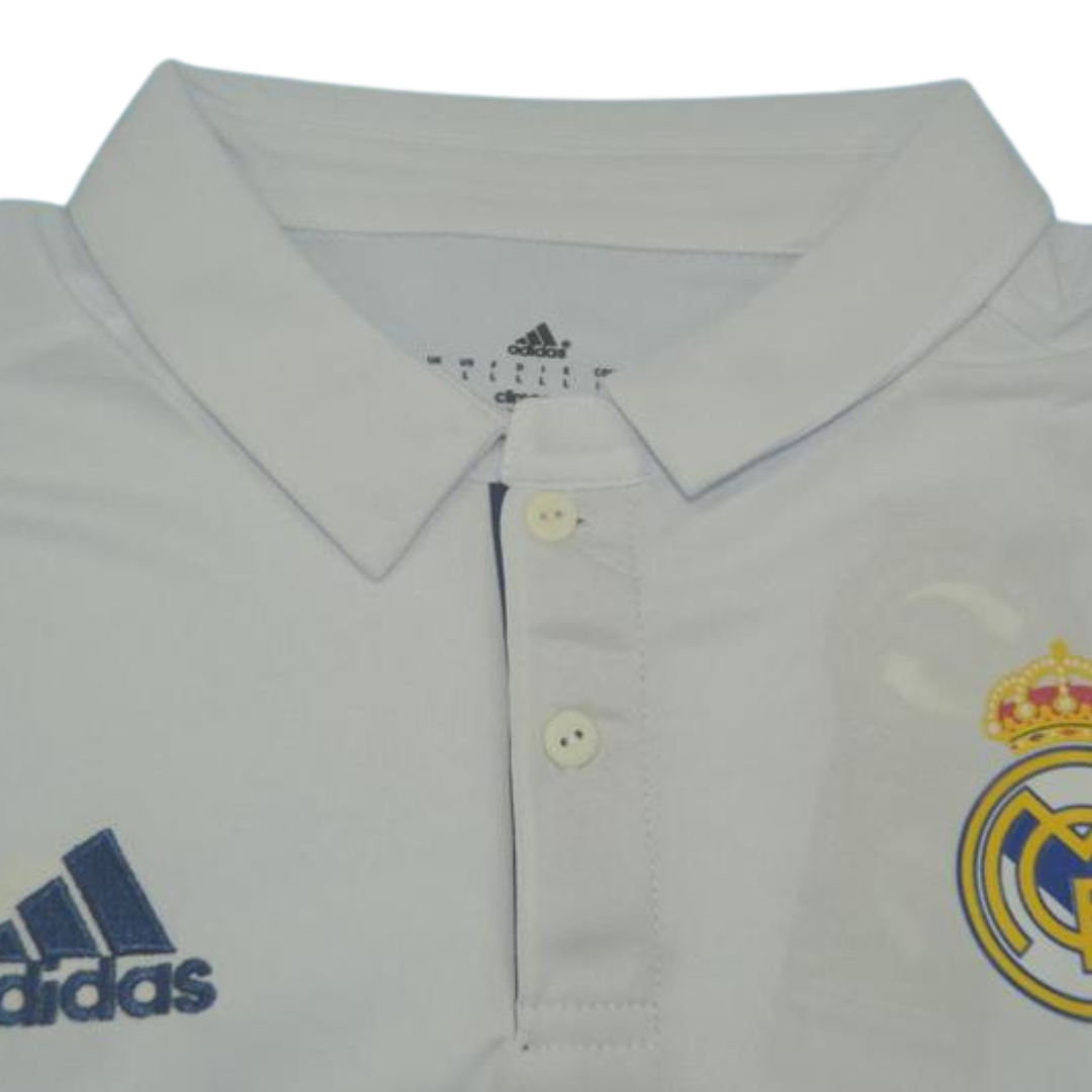 Camisa Real Madrid Manga Longa 16/17 - Versão Retrô "Sergio Ramos" Nº 4