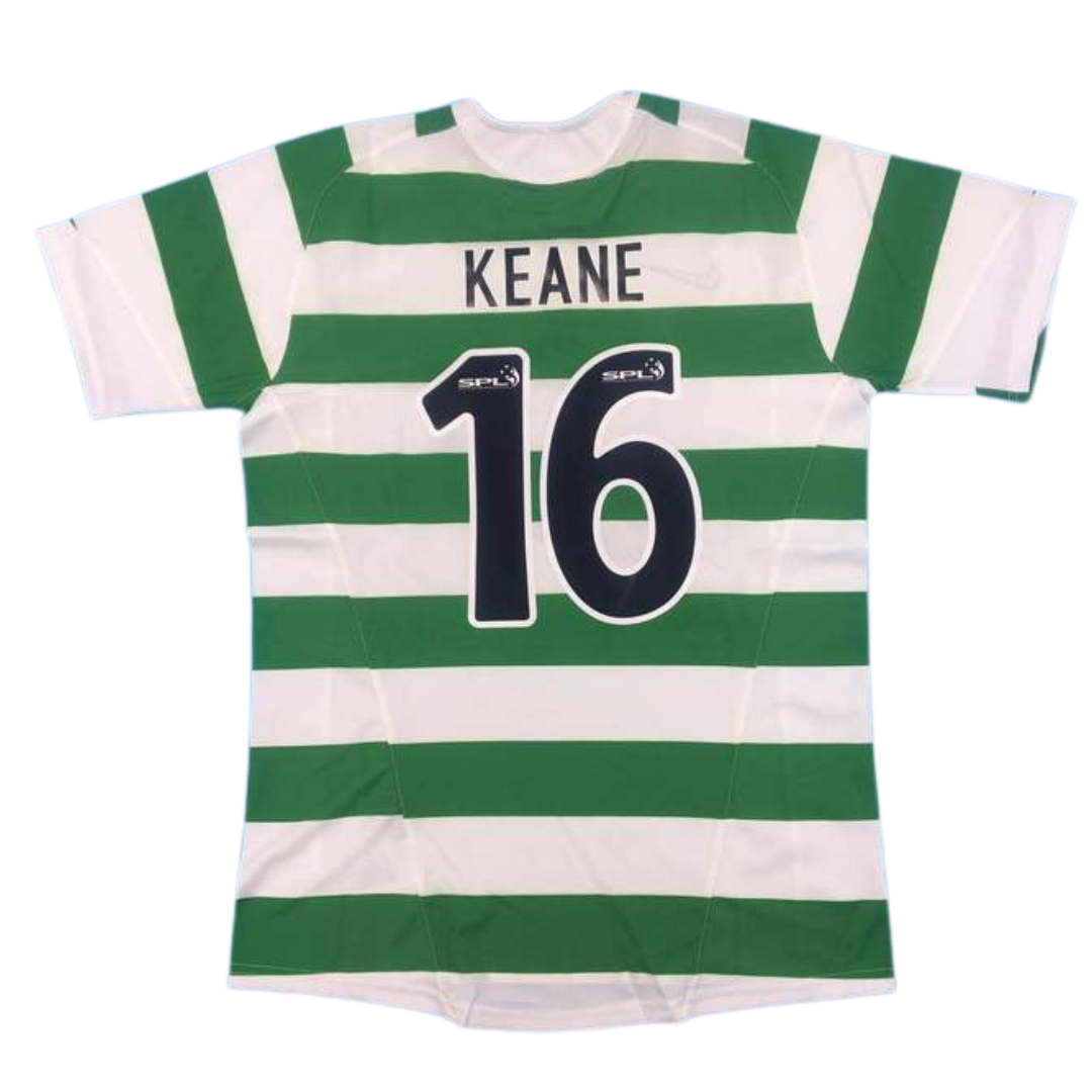 Camisa Celtic Home 05/06 - Versão Retrô "Keane" Nº 16
