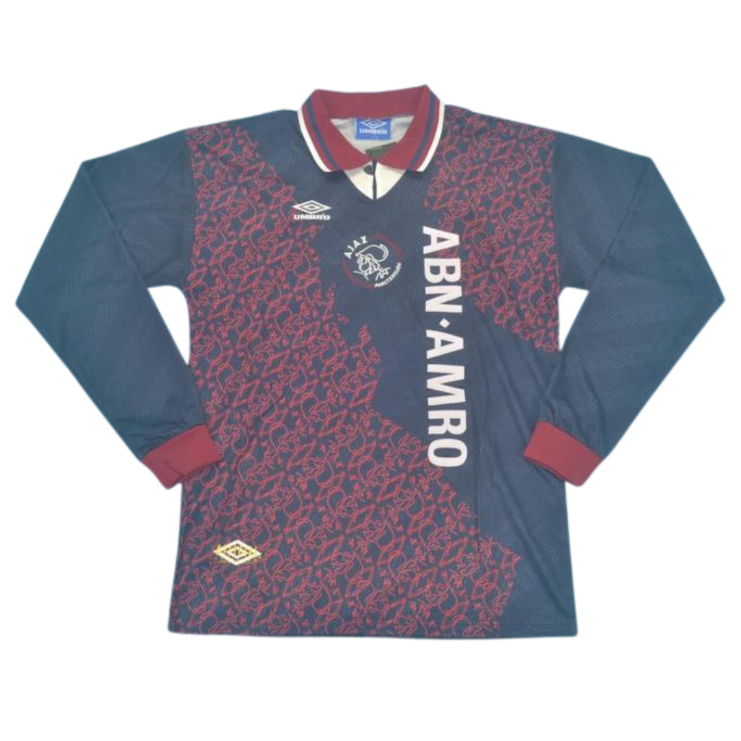 Camisa Ajax Manga Longa 94/95 - Versão Retrô "Davids" Nº 8