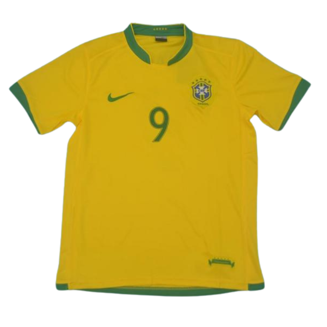 Camisa Retrô Brasil Home 2006 "Ronaldo" N°.9