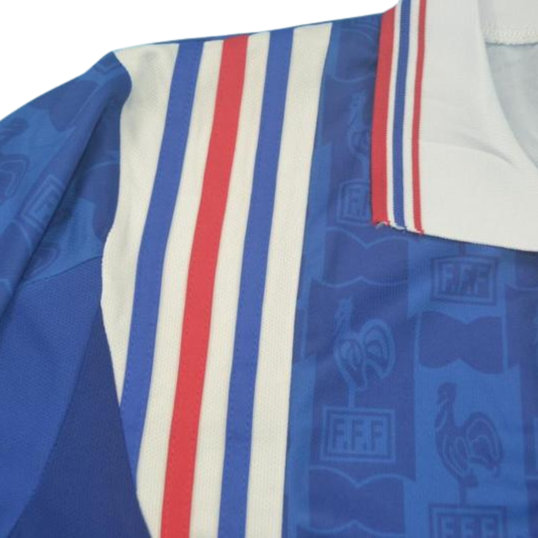 Camisa Retrô França Home 1996 "Zidane" N°10