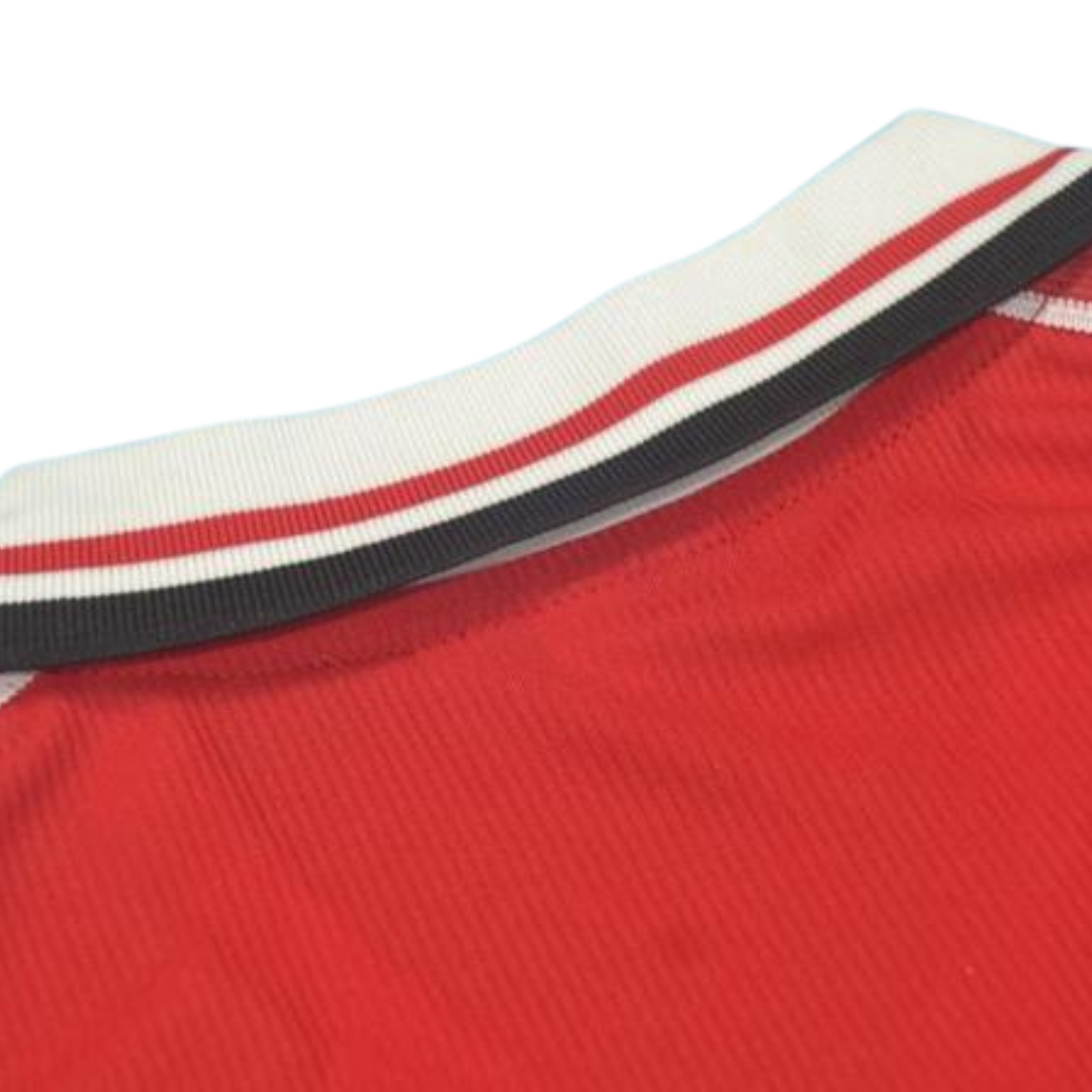 Camisa Manchester United Manga Longa Home 98/99 - Versão Retrô