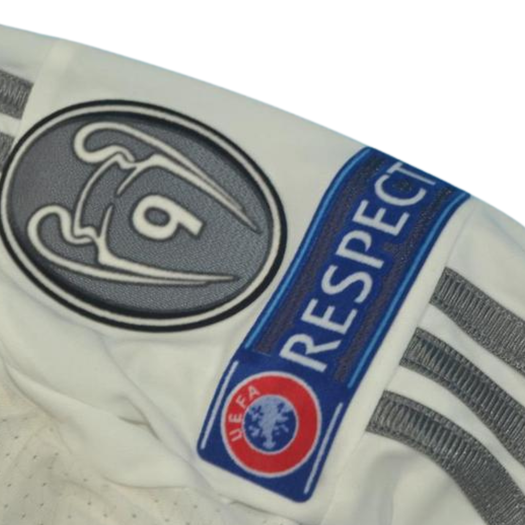 Camisa Real Madrid Manga Longa 13/14 - Versão Retrô "Sergio Ramos" Nº 4