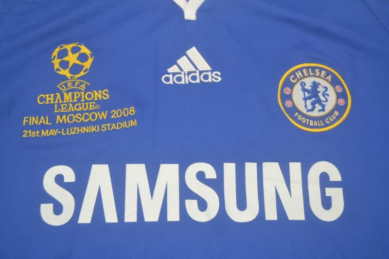 Camisa Chelsea UCL Finale Home 07/08 - Versão Retrô "Essien" Nº 5