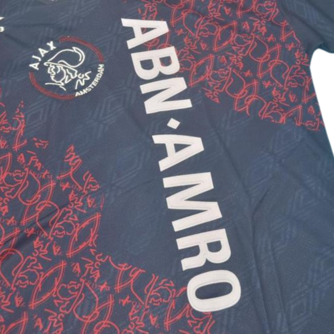 Camisa Ajax Manga Longa 94/95 - Versão Retrô "Davids" Nº 8