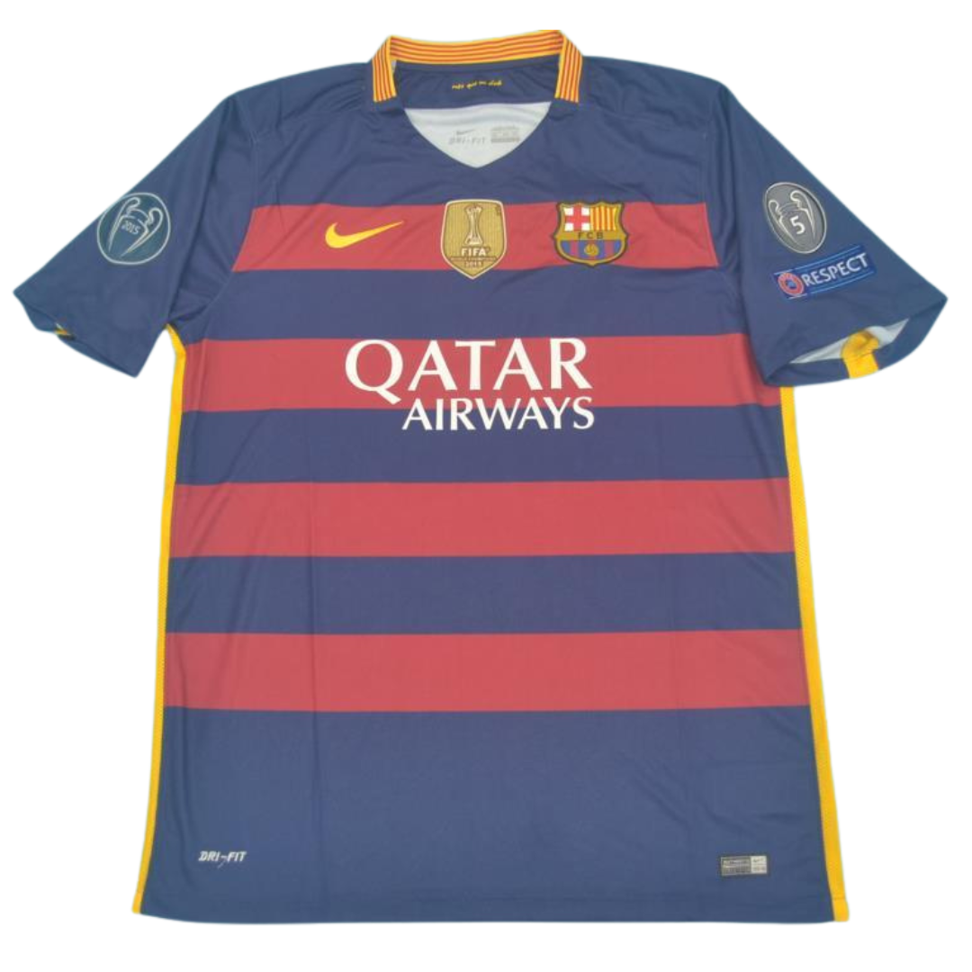 Camisa Barcelona Home 15/16 - Versão Retrô "Neymar Jr" Nº 11