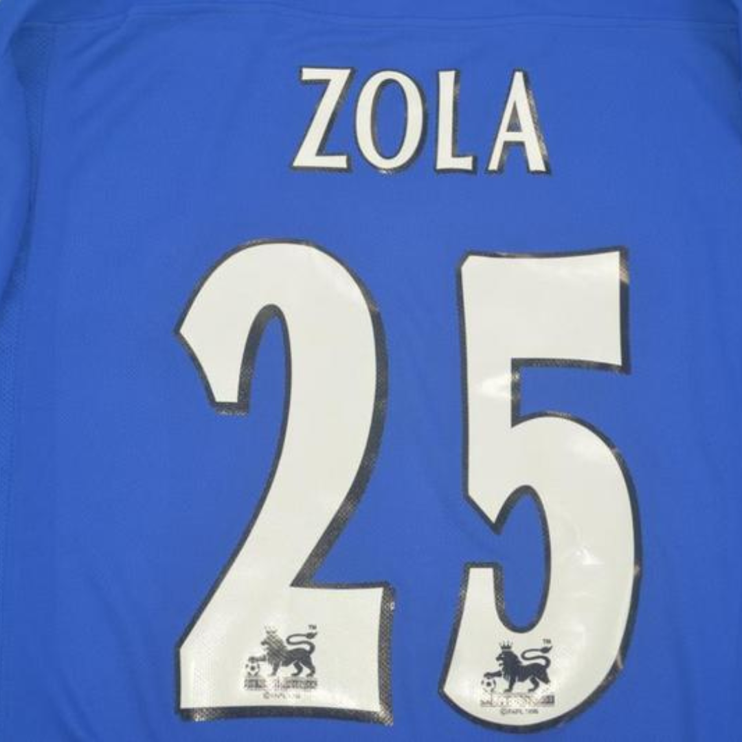 Camisa Chelsea Home 03/05 - Versão Retrô "Zola" Nº 25