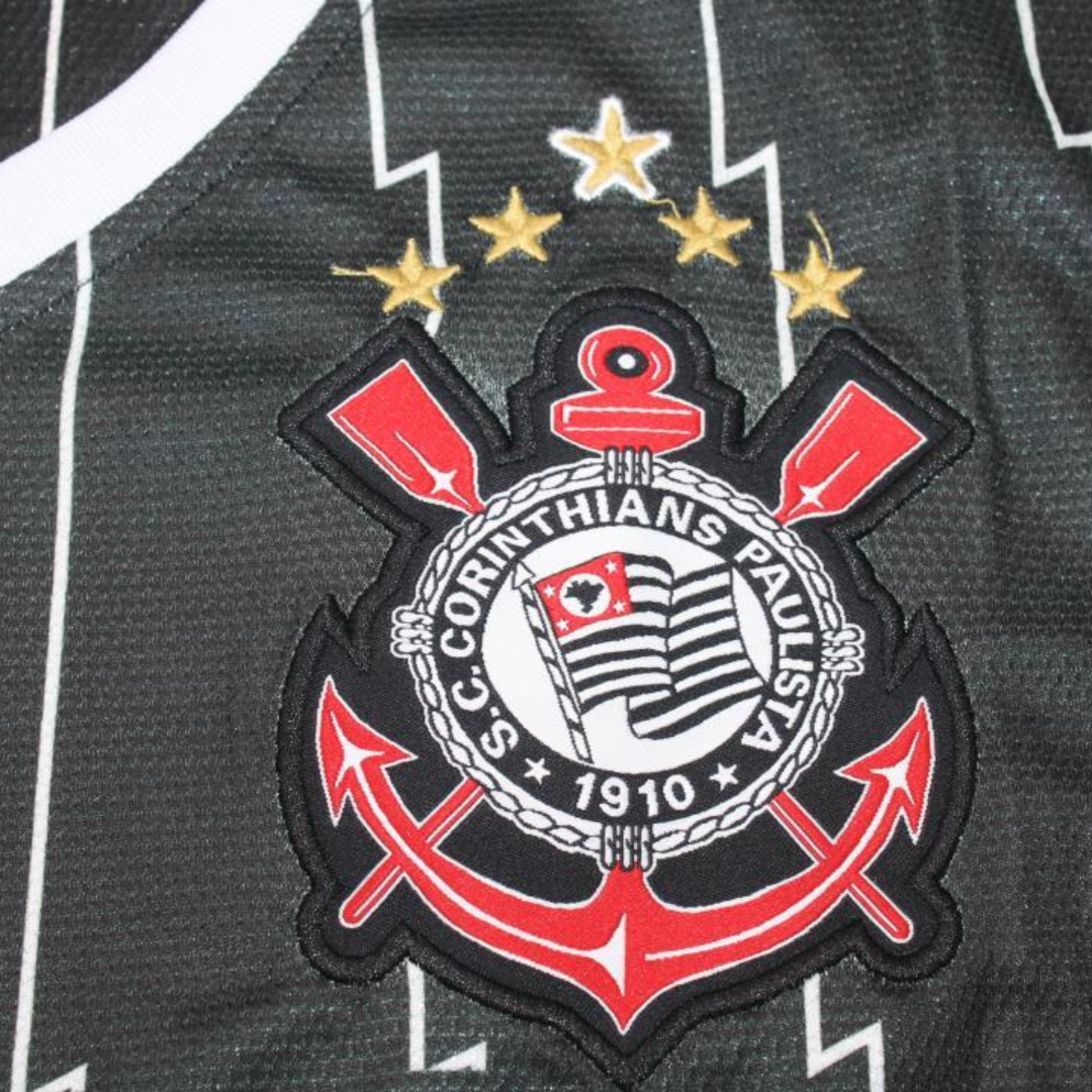 Camisa Corinthians Away 11/12 - Versão Retrô "Foca" Nº 8