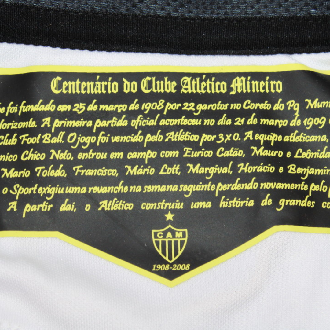Camisa Atlético Mineiro Away 2008 - Versão Retrô "Pedro Henrique" Nº 10